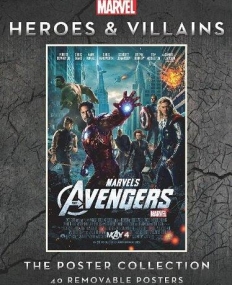 MARVEL HEROES AND VILLAINS POSTER (tr)