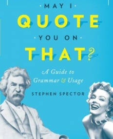 OUP, May I Quote You on That ?