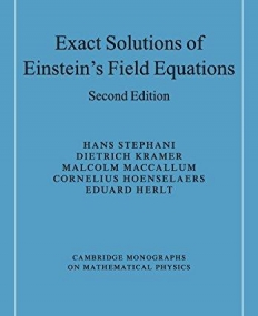 EXACT SOLUTIONS OF EINSTEIN'S FIELD EQUATIONS