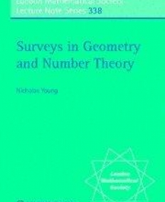 SURVEYS IN GEOMETRY AND NUMBER THEORY