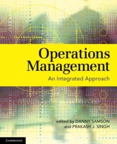 OPERATION MANAGEMENT, an integrated approach