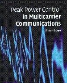 PEAK POWER CONTROL IN MULTICARRIER COMMUNICATIONS