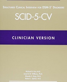 Structured Clinical Interview for DSM-5® Disorders—Clinician Version (SCID-5-CV)