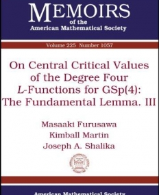 ON CENTRAL CRITICAL VALUES OF THE DEGREE FOUR $L$-FUNCTIONS FOR GSP (4) (MEMO/225/1057)