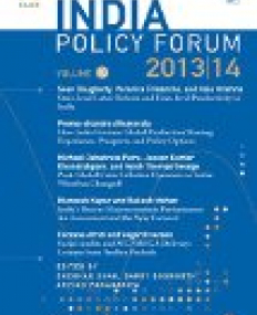 India Policy Forum 2013-14