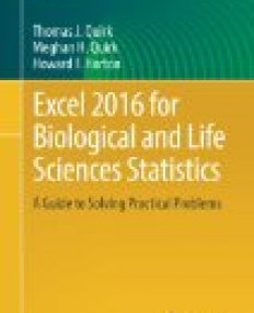 Excel 2016 for Biological and Life Sciences Statistics: A Guide to Solving Practical Problems