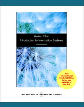 INTRODUCTION TO INFORMATION SYSTEMS