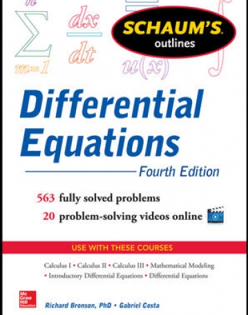 SCHAUM'S OUTLINE OF DIFFERENTIAL EQUATIONS