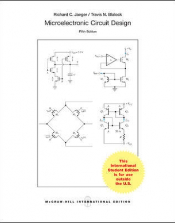 MICROELECTRONIC CIRCUIT DESIGN