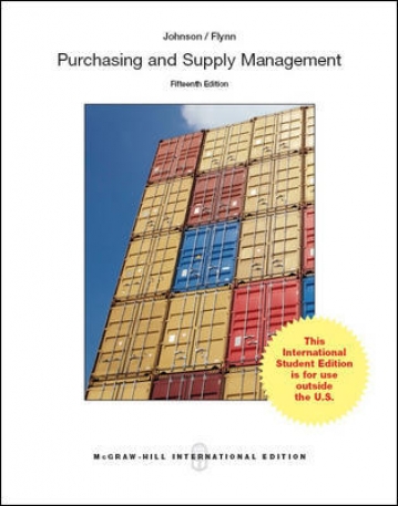 PURCHASING AND SUPPLY MANAGEMENT