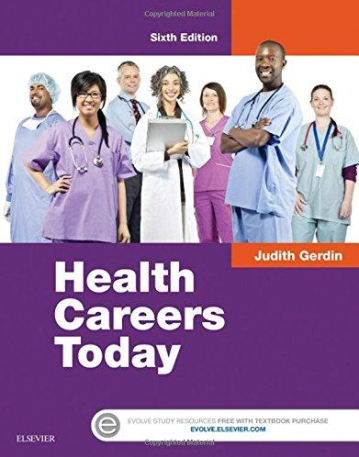 HEALTH CAREERS TODAY, 6TH EDITION