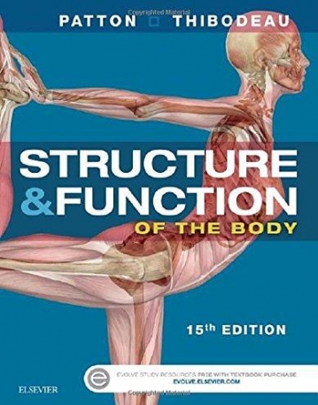 STRUCTURE & FUNCTION OF THE BODY - HARDCOVER, 15TH EDITION