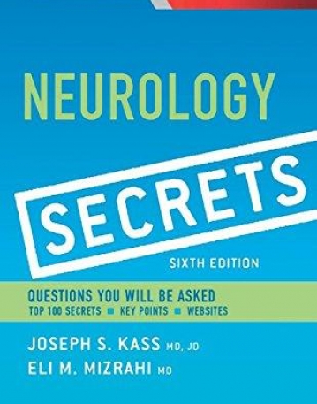 NEUROLOGY SECRETS, 6TH EDITION