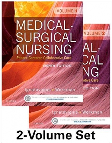 Medical-Surgical Nursing, Patient-Centered Collaborative Care, 2-Volume Set, 8th Edition