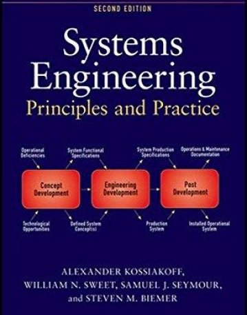 Systems Engineering Principles and Practice,2e