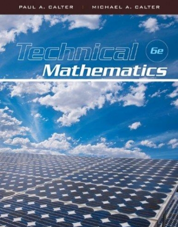 Technical Mathematics 6e