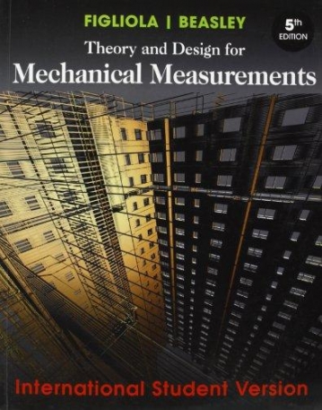 Theory and Design for Mechanical Measurements, ISV,5e