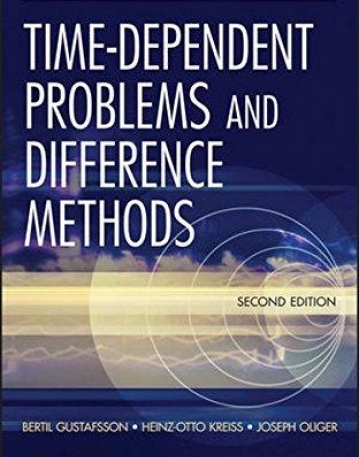 Time-Dependent Problems and Difference Methods,2e