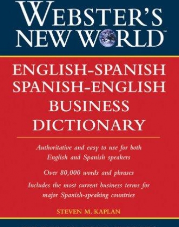 Webster's New World English-Spanish / Spanish-English Business Dictionary