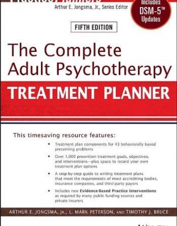 Complete Adult Psychotherapy Treatment Planner: Includes DSM-5 Updates,5e
