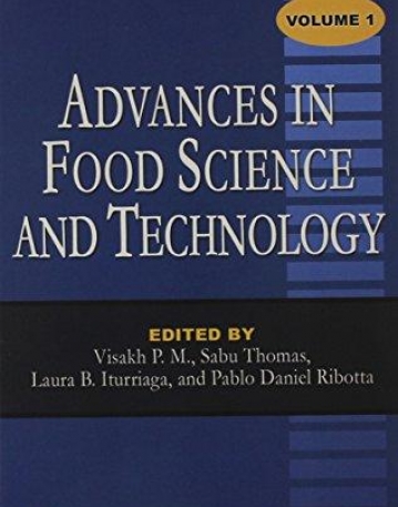 Advances in Food Science and Technology Set