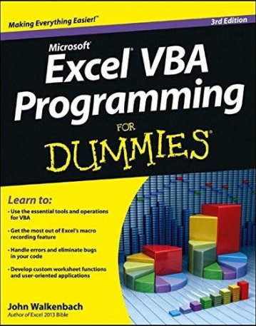 Excel VBA Programming For Dummies,3e