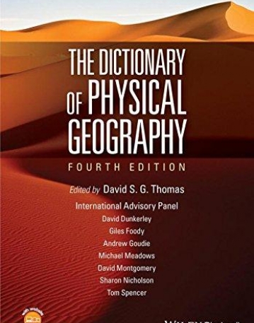 Dictionary of Physical Geography ,4e