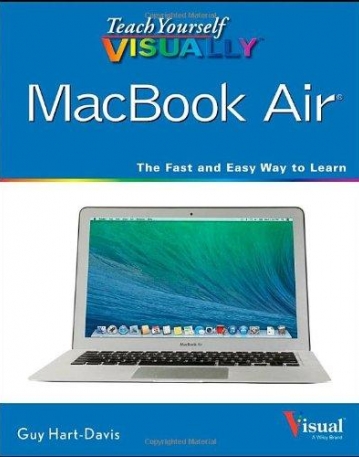 Teach Yourself VISUALLY MacBook Air