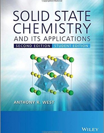 Solid State Chemistry: Student Edition,2e