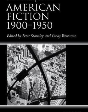 Concise Companion to American Fiction 1900-1950