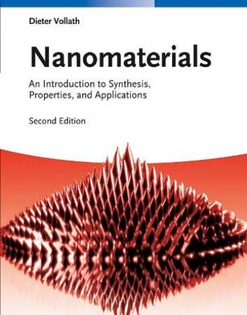 Nanomaterials: An Introduction to Synthesis, Properties and Applications,2e