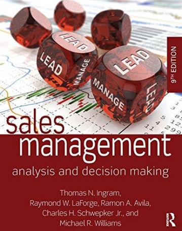 Sales Management: Analysis and Decision Making