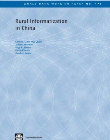 RURAL INFORMATIZATION IN CHINA