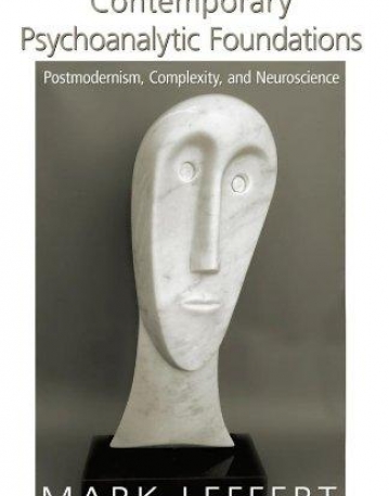 CONTEMPORARY PSYCHOANALYTIC FOUNDATIONS : POSTMODERNISM