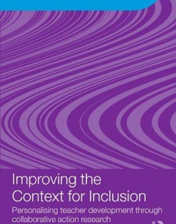 IMPROVING THE CONTEXT FOR INCLUSION