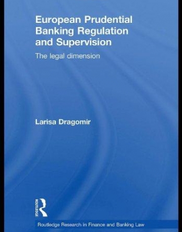 EUROPEAN PRUDENTIAL BANKING REGULATION AND SUPERVISION