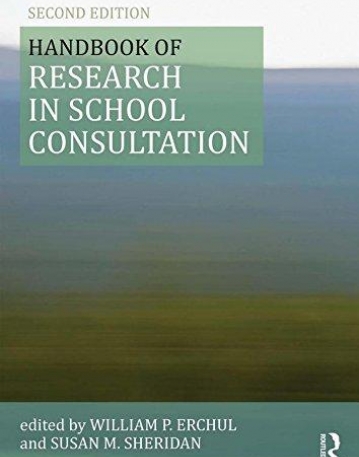 Handbook of Research in School Consultation (Consultation and Intervention Series in School Psychology)