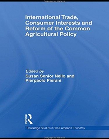 INTERNATIONAL TRADE, CONSUMER INTERESTS AND REFORM OF T