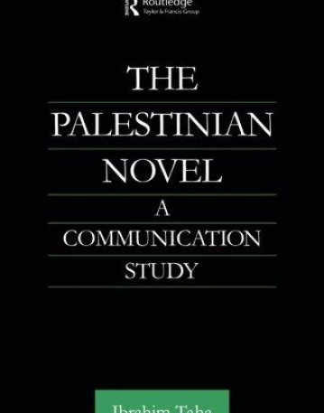 PALESTINIAN NOVEL, THE