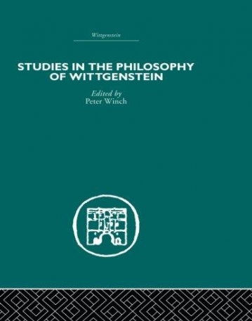 STUDIES PHILOSOPHY WITTGENSTEIN