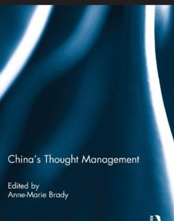 CHINA'S THOUGHT MANAGEMENT  - BRADY