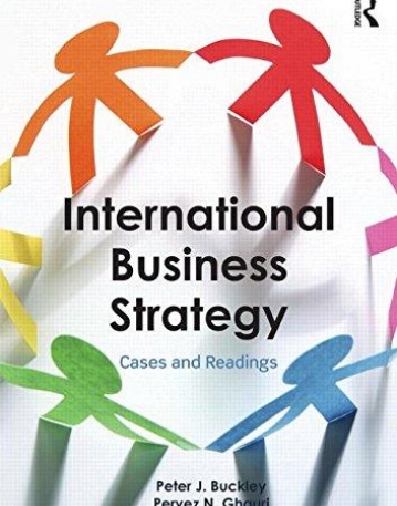 International Business and Strategy: Cases and readings