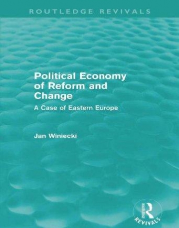 POL ECON REFORM & CHANGE (REV)