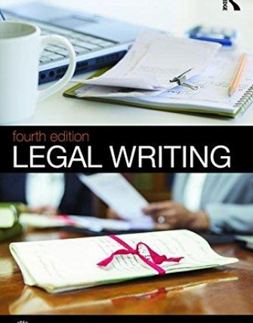 Legal Writing