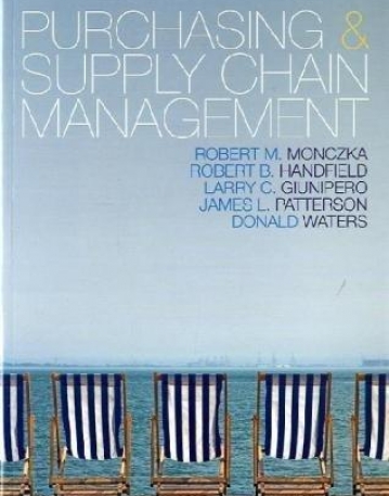 PURCHASING & SUPPLY CHAIN MANAGEMENT