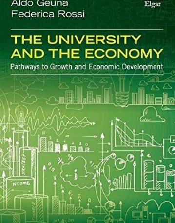 The University and the Economy: Pathways to Growth and Economic Development