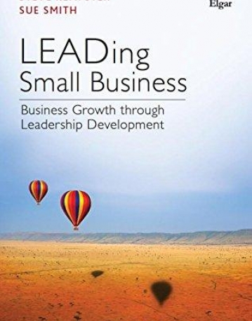 Leading Small Business: Business Growth Through Leadership Development