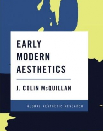 Early Modern Aesthetics (Global Aesthetic Research)