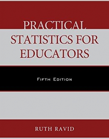 Practical Statistics for Educators