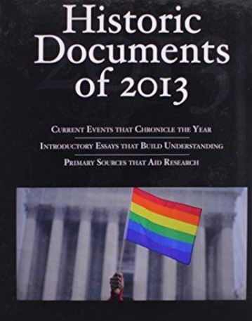 Historic Documents of 2013